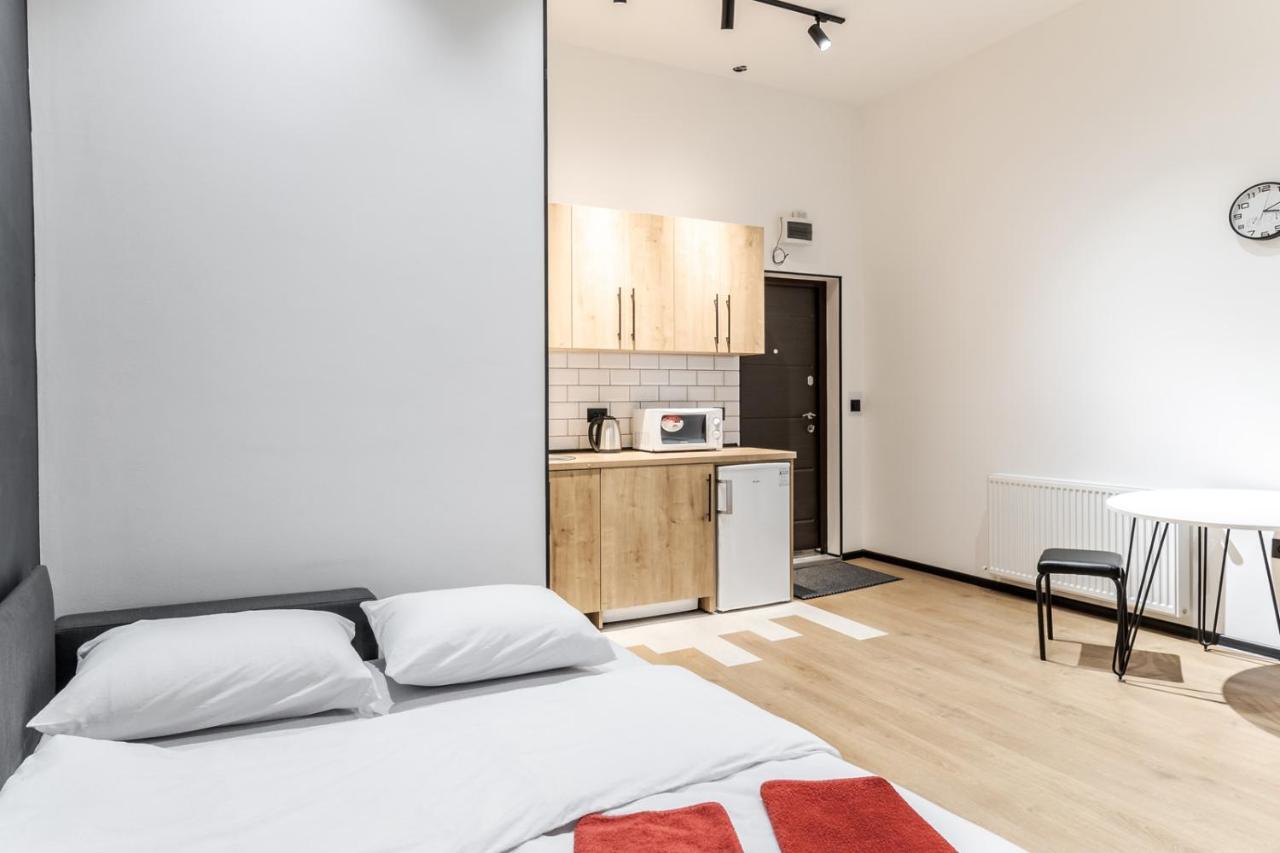 Modern Apartment In The Old City Leópolis Exterior foto